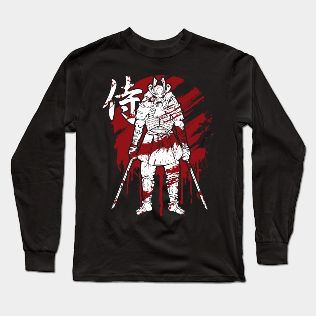 Samurai Ready For Battle Long Sleeve T-Shirt by RadStar